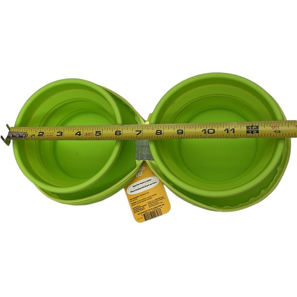 Dog every day double dinner bowl with clutch 7”( diameter) - Picture 2 of 7